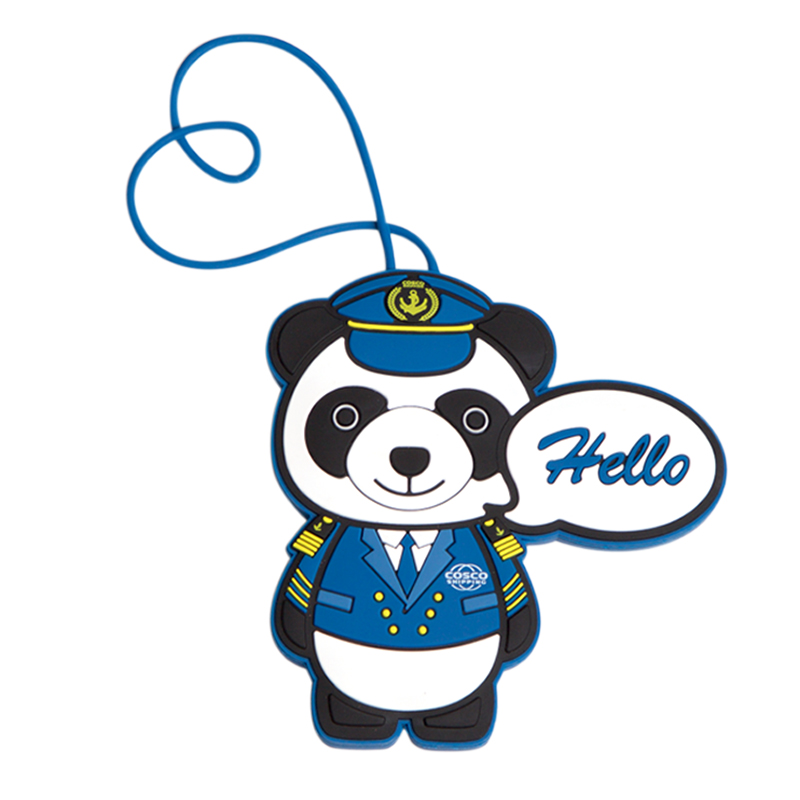 中远海运coscoshipping熊猫船长行李牌