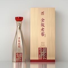 【金绿蓝】金徽老窖 42度超长发酵90天 浓香型白酒 整箱装（500mL/瓶，4瓶/箱）【包邮】