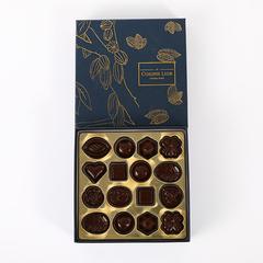【可口利】比利时巧克力 花样榛子酱夹心黑巧克力（16颗）【包邮】