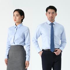 全棉衬衫（长袖圆摆）男女款【包邮】可加印logo