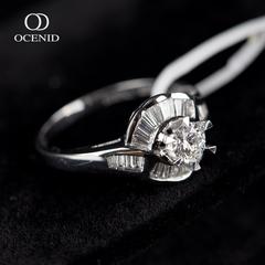 奥希尼(OCENID) PT900女钻戒 D/0.306+d/0.390CT 4.18G 01040053