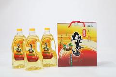龙凌 福建武夷有机山茶油纯正物理低温冷榨一级野生茶籽油 4.8L（1.6L*3）