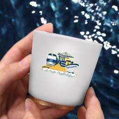 中远海运(cosco shipping) 熊猫船长冰种高口杯6款套装GM29903605