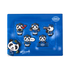 中远海运(cosco shipping) 熊猫组合冰箱贴  软磁冰箱贴+相框 GM19901019