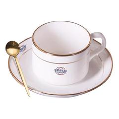 中远海运(cosco shipping) 奥式金边咖啡杯 咖啡杯碟 骨瓷 160ml【包邮】GM20707050