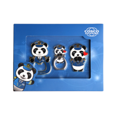 中远海运(cosco shipping) 熊猫船长套装小礼盒（开瓶器+手机支架+冰箱贴）