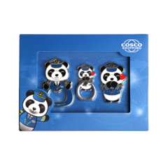 中远海运(cosco shipping) 熊猫船长套装小礼盒（开瓶器+手机支架+冰箱贴）GM19901021