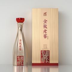 金徽老窖 52度超长发酵90天 浓香型白酒 整箱装（500mL/瓶，4瓶/箱）【包邮】