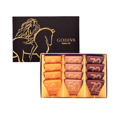 歌帝梵Godiva 经典片装巧克力礼盒12片装 60g