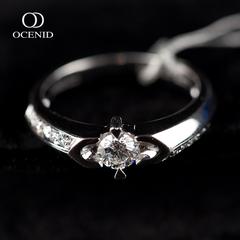 奥希尼(OCENID) PT900女钻戒 D/0.303+d/0.077CT 6.51G 01040037