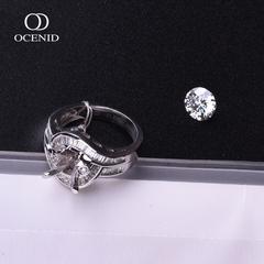 奥希尼(OCENID) PT900女钻戒 D/1.506+d/0.860CT 10.87G 01050044（钻托分离）